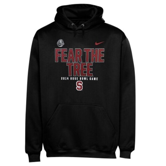 RARE Nike Therma-Fit Stanford Cardinal Fear Tree Football Team Hoodie sweatshirt - Picture 4 of 4